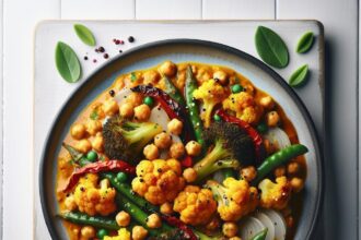 Savor the Flavor: Roasted Cauliflower & Chickpea Curry Delight