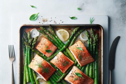 One-Pan Perfection: Easy Sheet Pan Salmon and Asparagus