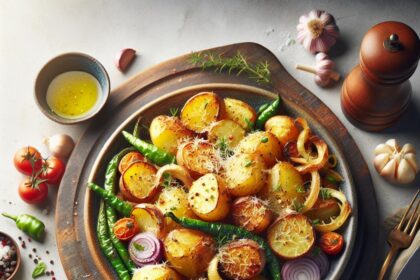 Golden Garlic Parmesan Potatoes: Crispy, Flavor-Packed Roast