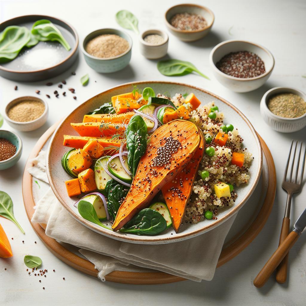 Nourish Naturally: Roasted Sweet Potato & Quinoa Delight