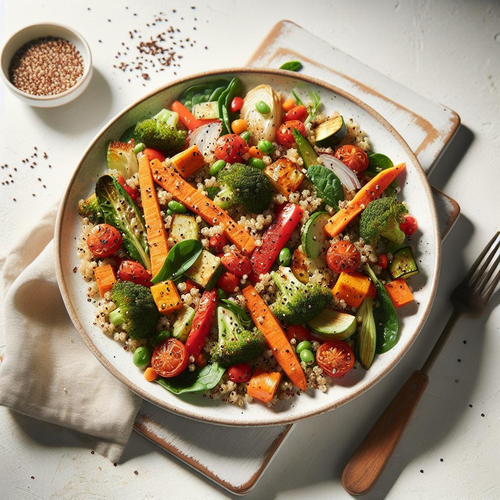 Roasted Veggie Quinoa Salad: A Nutritious Flavor Boost