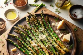 Golden Roasted Asparagus with Parmesan: A Flavorful Delight
