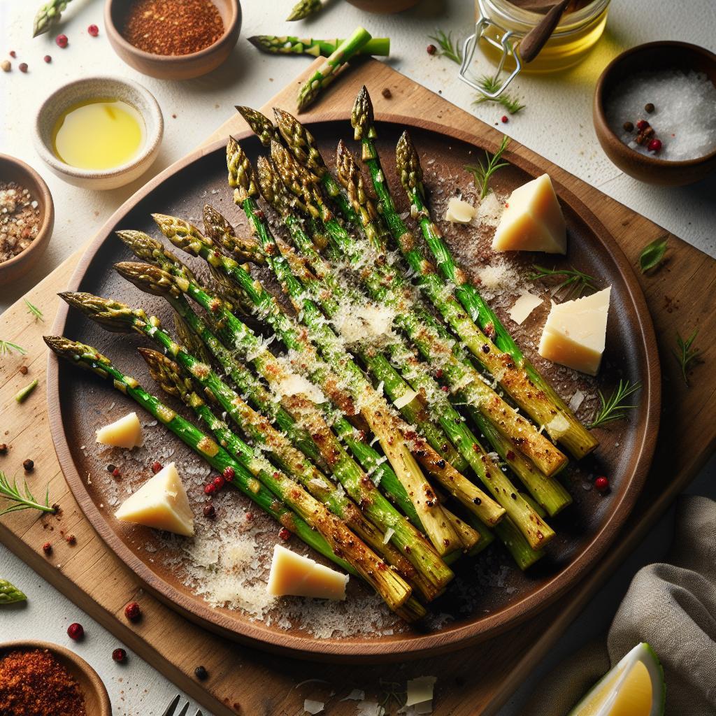 Golden Roasted Asparagus with Parmesan: A Flavorful Delight
