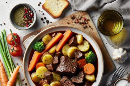 Hearty Beef Stew with Root Vegetables: A Comfort Classic