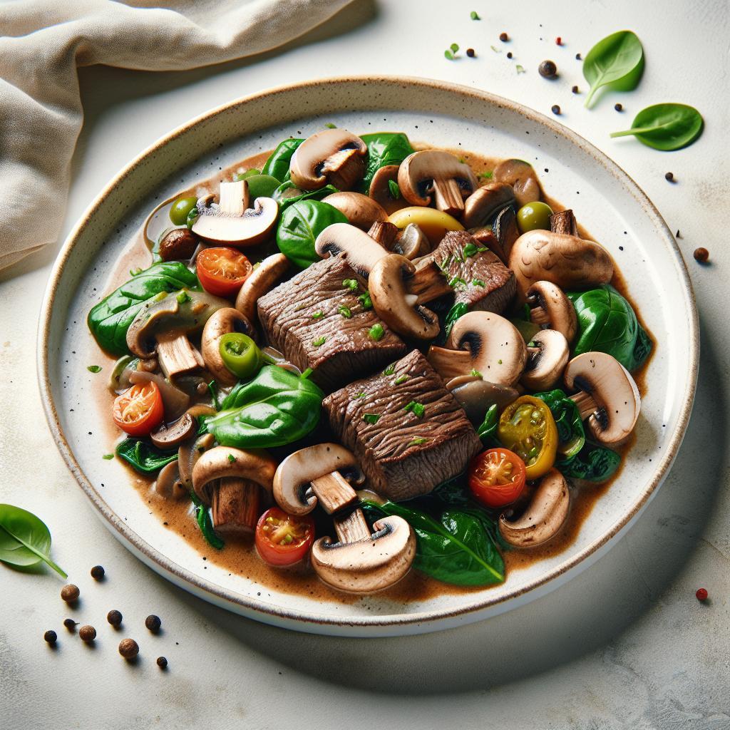 Savor the Classic Beef Stroganoff with Earthy Mushrooms