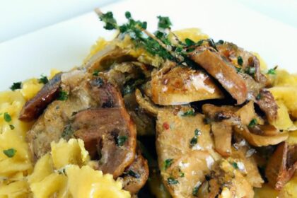Savory Turkey Stroganoff with Noodles: A Cozy Twist