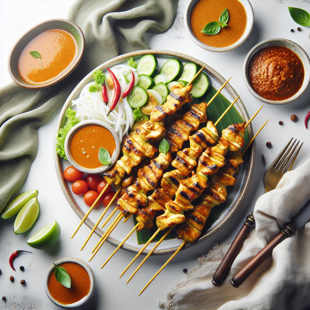 Savor Chicken Satay: Mastering Spicy Peanut Sauce Magic
