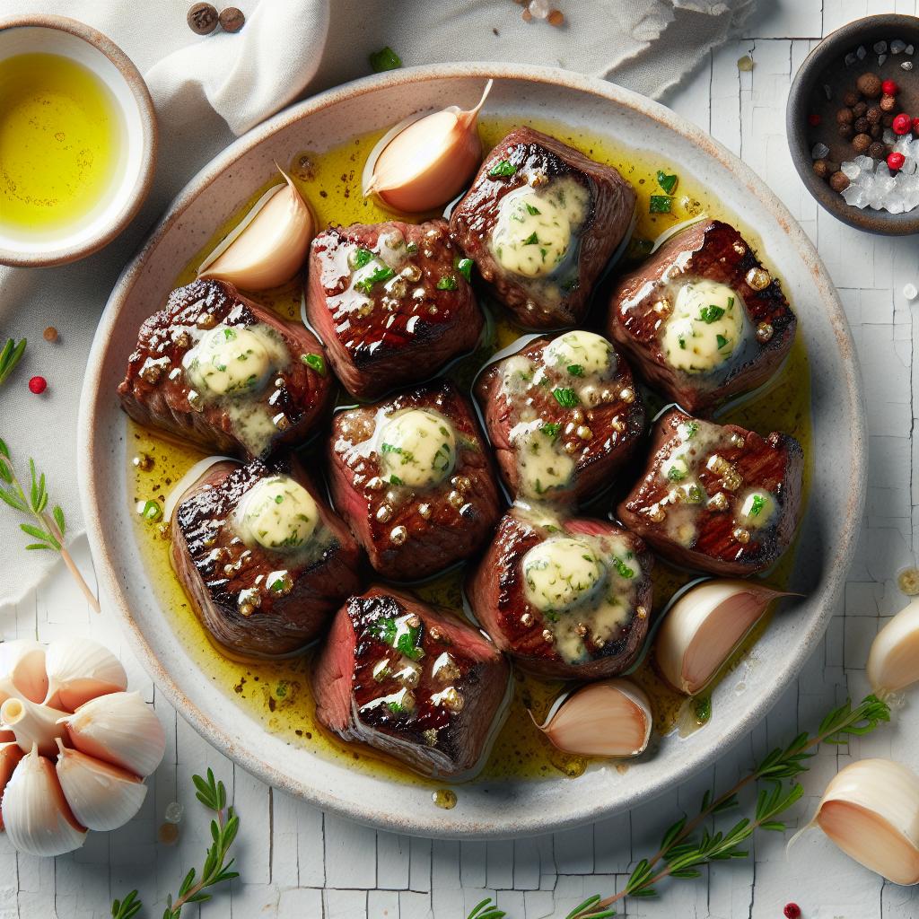 Savor Every Bite: Garlic Herb Butter Steak Bites Recipe