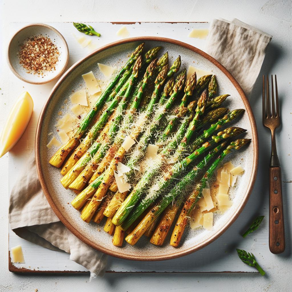 Golden Roasted Asparagus with Parmesan: A Flavorful Delight