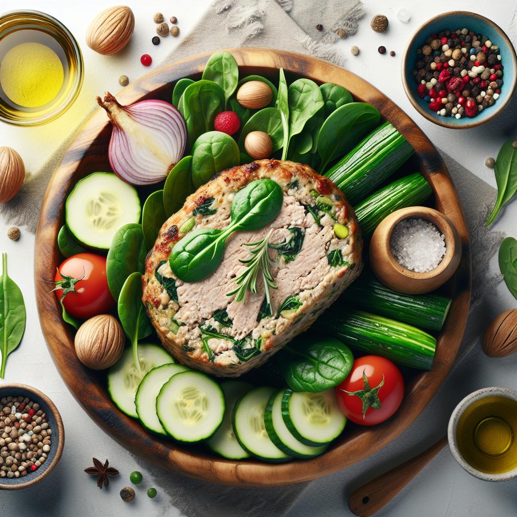 Wholesome Turkey and Spinach Meatloaf: A Nutritious Twist