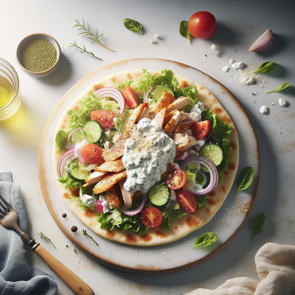 Savor Greek Chicken Gyros with Creamy Tzatziki Magic