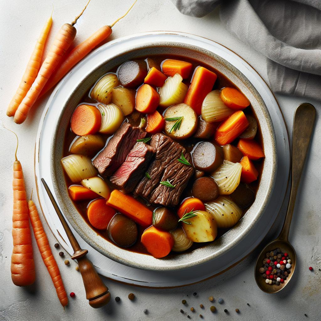 Hearty Beef Stew with Root Vegetables: A Comfort Classic
