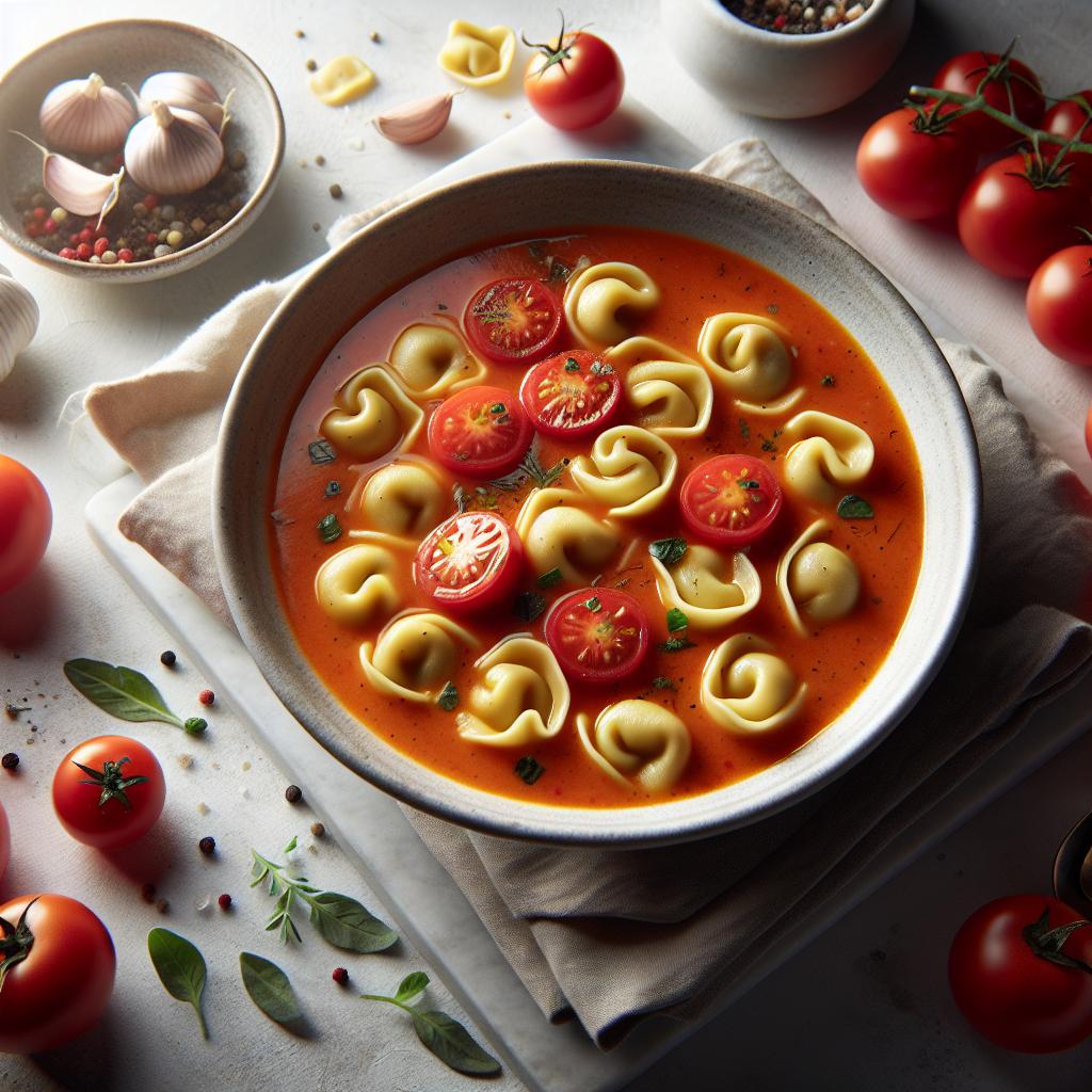 Velvety Tomato Tortellini Soup: A Cozy Comfort Bowl