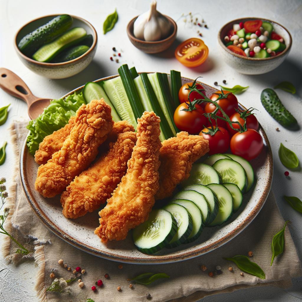 Perfectly Crispy Oven Fried Chicken Tenders: A Healthy Crunch