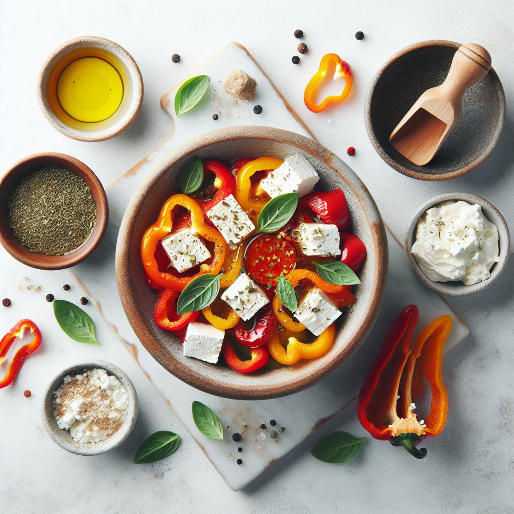 Bright and Bold: How to Make Roasted Pepper and Feta Dip