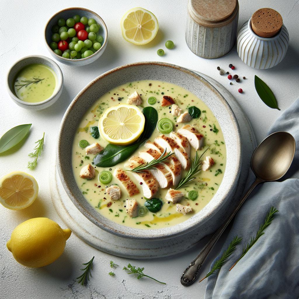 Zesty Delight: How to Make Creamy Lemon Chicken Soup