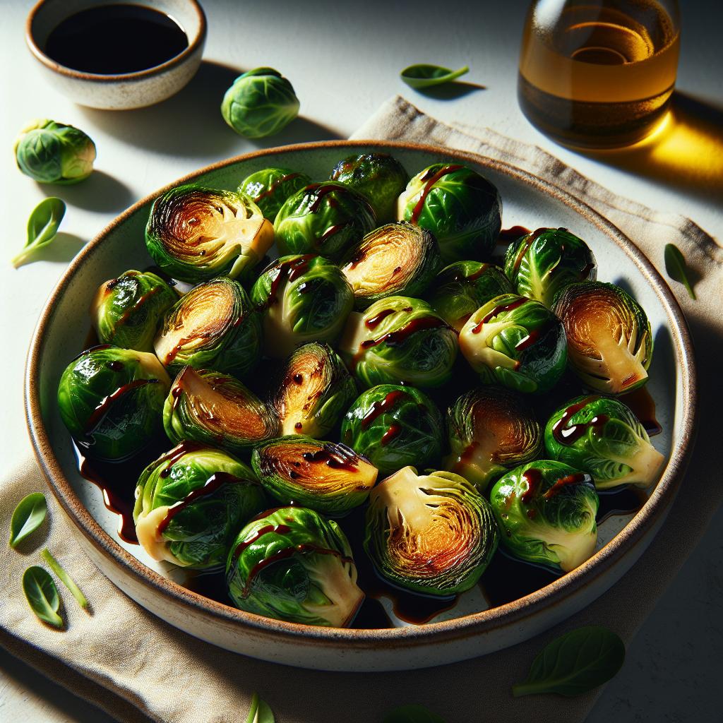 Brighten Your Table: Roasted Brussels Sprouts with Balsamic
