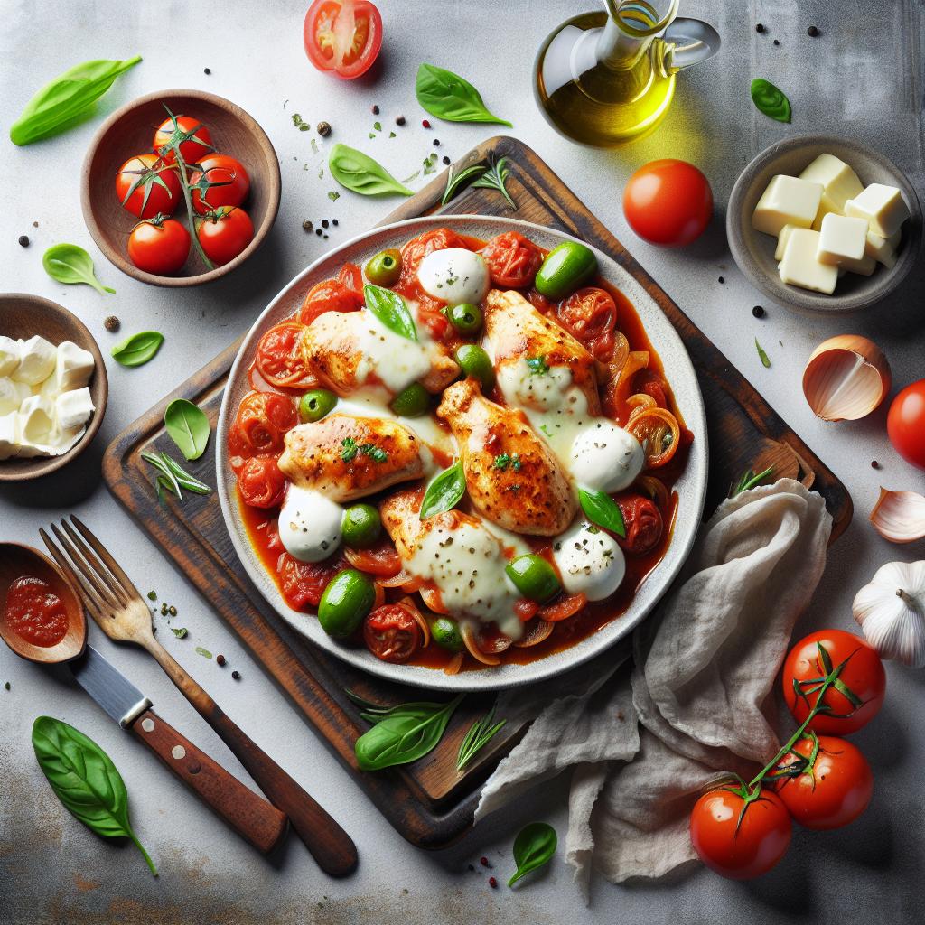 Savor the Classic: Chicken Marinara with Melted Mozzarella
