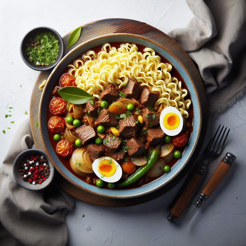 Hearty Beef Goulash with Egg Noodles: A Comfort Classic