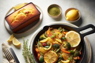 Savory Skillet & Zesty Lemon Loaf: A Flavorful Duo