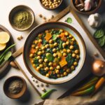 Wholesome Chickpea and Spinach Curry: A Flavorful Feast