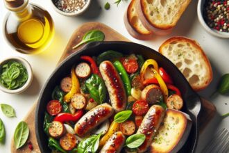 Savor Savory & Sweet: Turkey Sausage Skillet Meets Zesty Loaf