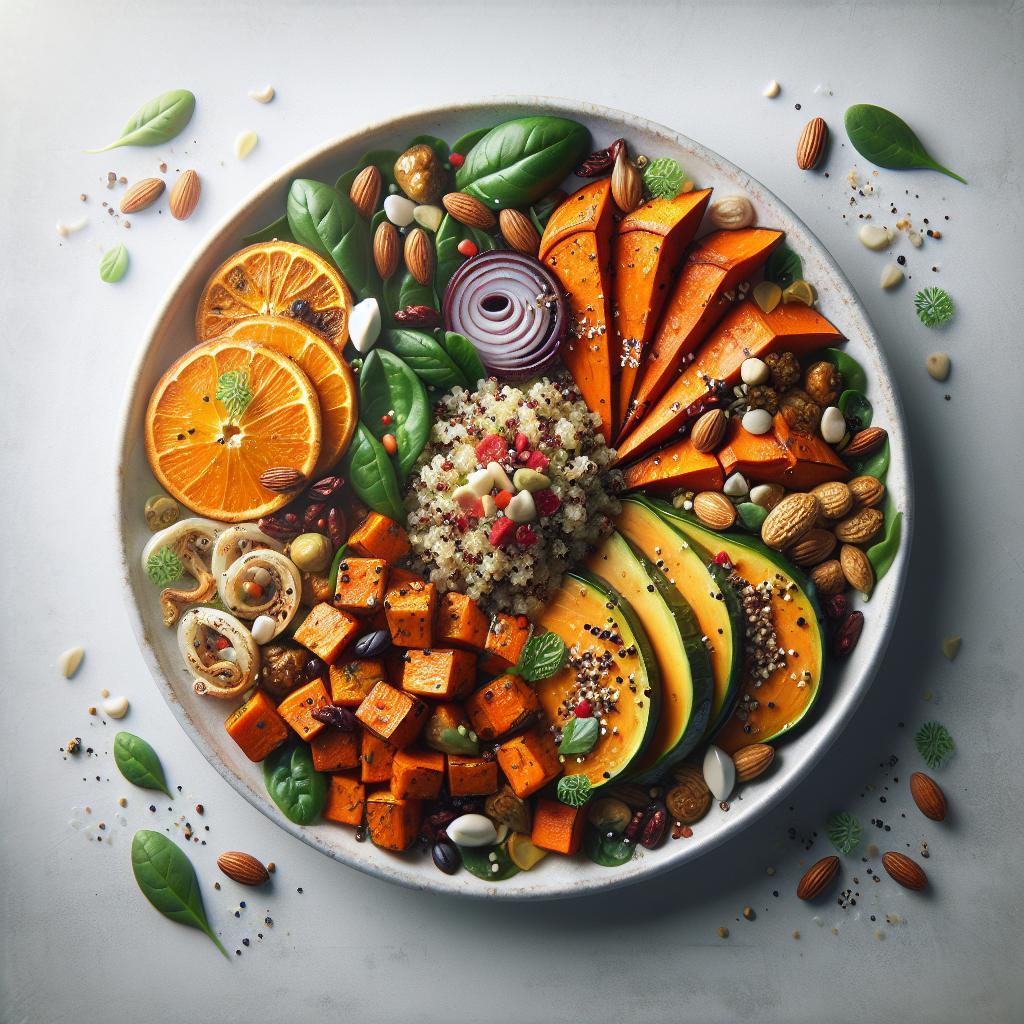 Nourish & Glow: Roasted Sweet Potato and Quinoa Delight