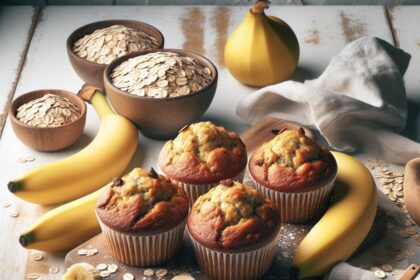 Wholesome Banana Oat Muffins: Easy, Nutritious Bites