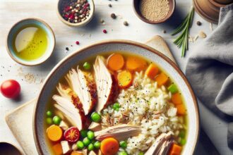 Hearty Turkey and Rice Soup: Comfort in Every Spoonful