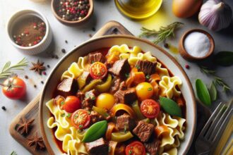 Hearty Beef Goulash with Egg Noodles: A Comfort Classic