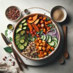 Nourish & Delight: Roasted Sweet Potato and Quinoa Bowl