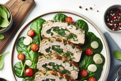 Wholesome Turkey and Spinach Meatloaf: A Nutritious Twist