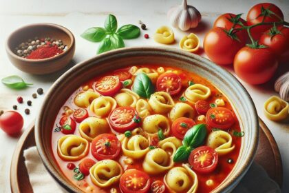 Velvety Tomato Tortellini Soup: A Cozy Comfort Bowl