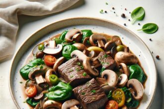 Savor the Classic Beef Stroganoff with Earthy Mushrooms