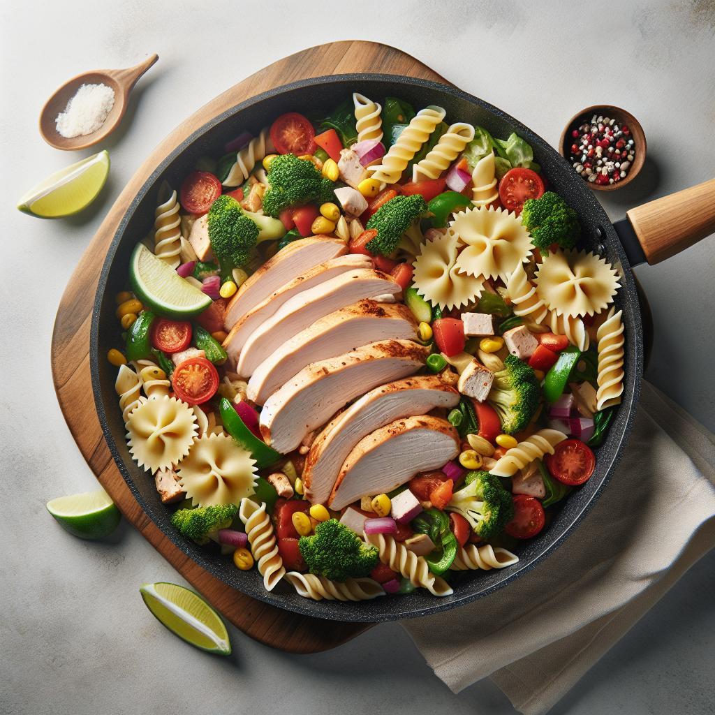 One-Pan Turkey Taco Pasta Skillet: Easy Flavor Fusion