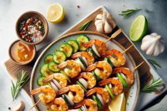 Sweet & Savory Honey Garlic Shrimp Skewers Recipe Guide