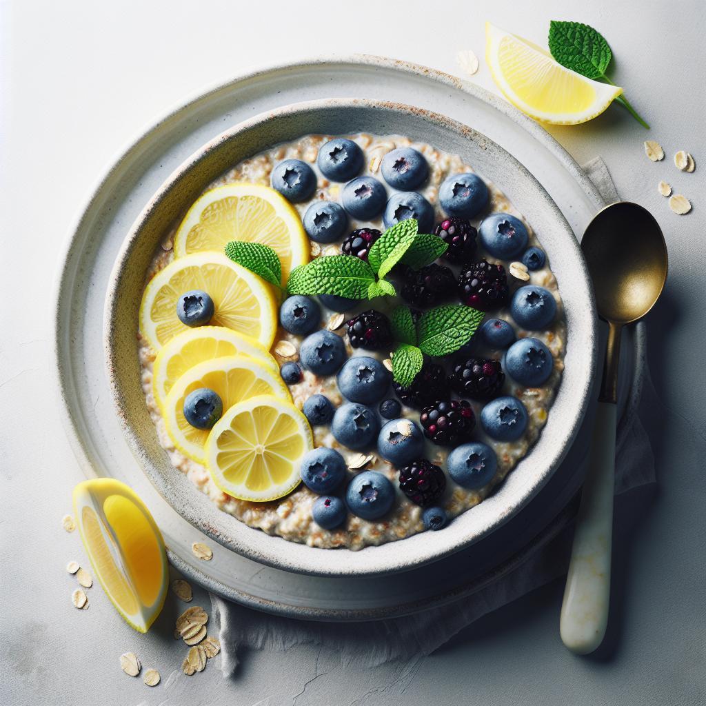 Brighten Mornings with Zesty Lemon Blueberry Overnight Oats