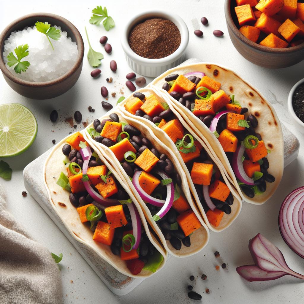 Hearty Sweet Potato and Black Bean Tacos: A Flavorful Fusion