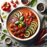 Savor the Flavor: Roasted Tomato & Red Pepper Soup Delight