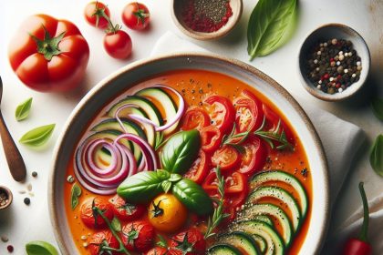 Savor the Flavor: Roasted Tomato & Red Pepper Soup Delight