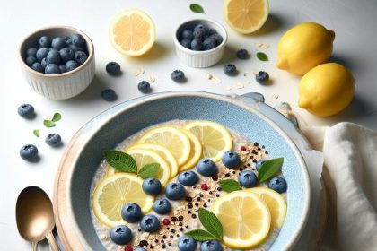 Bright Mornings: Refresh with Lemon Blueberry Overnight Oats