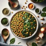 Wholesome Chickpea and Spinach Curry: A Nutritious Delight