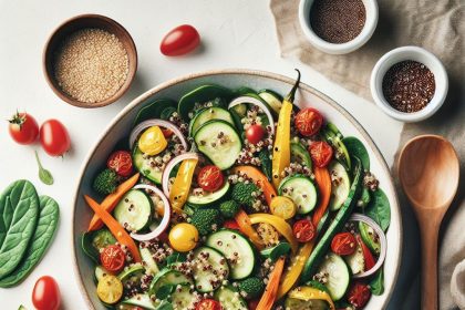 Roasted Vegetable Quinoa Salad: A Nutritious Flavor Boost