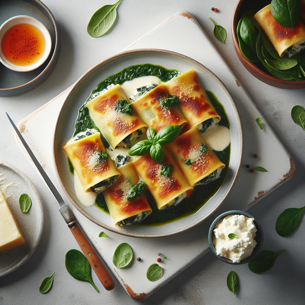 Creamy Spinach & Ricotta Cannelloni: A Comfort Classic