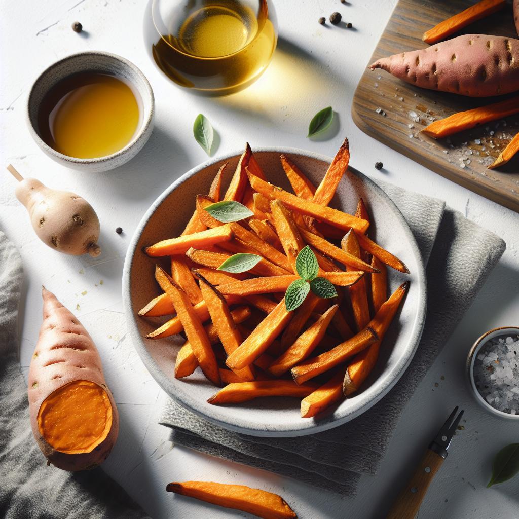 Crispy Roasted Sweet Potato Fries: A Healthy Snack Delight