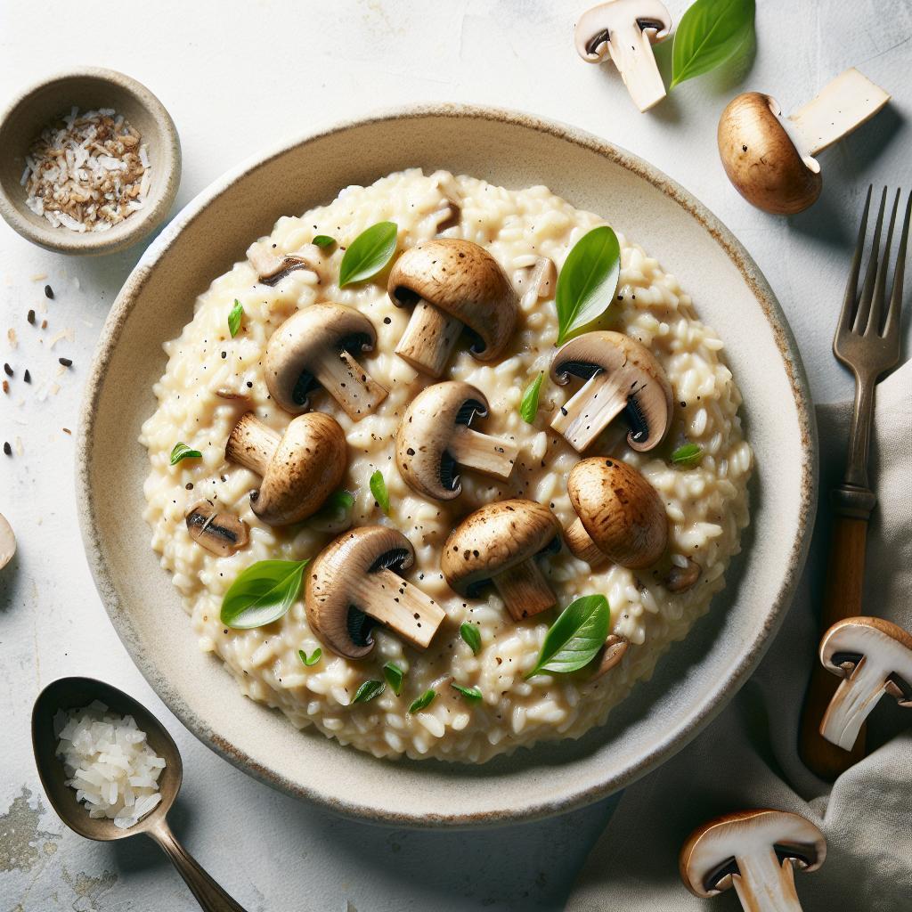 Savor the Secret to Perfectly Creamy Mushroom Risotto Bliss