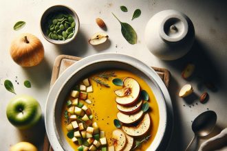 Golden Harvest: Roasted Squash and Apple Soup Recipe