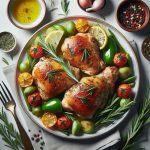 Rosemary-Kissed Baked Chicken Thighs: A Savory Delight
