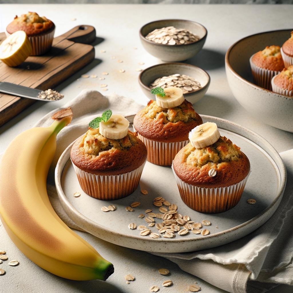 Wholesome Banana Oat Muffins: A Nutritious Delight
