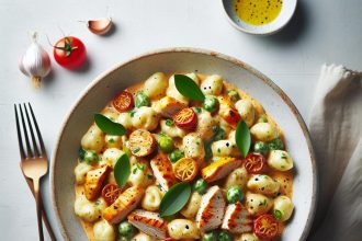 Indulgent Creamy Garlic Chicken Gnocchi Recipe to Savor
